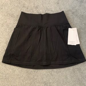 NWT - Athleta Stash Pocket Black Skort